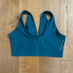 Gymshark x Whitney Simmons V2 Dark Green Sports Bra Size Small 🌲